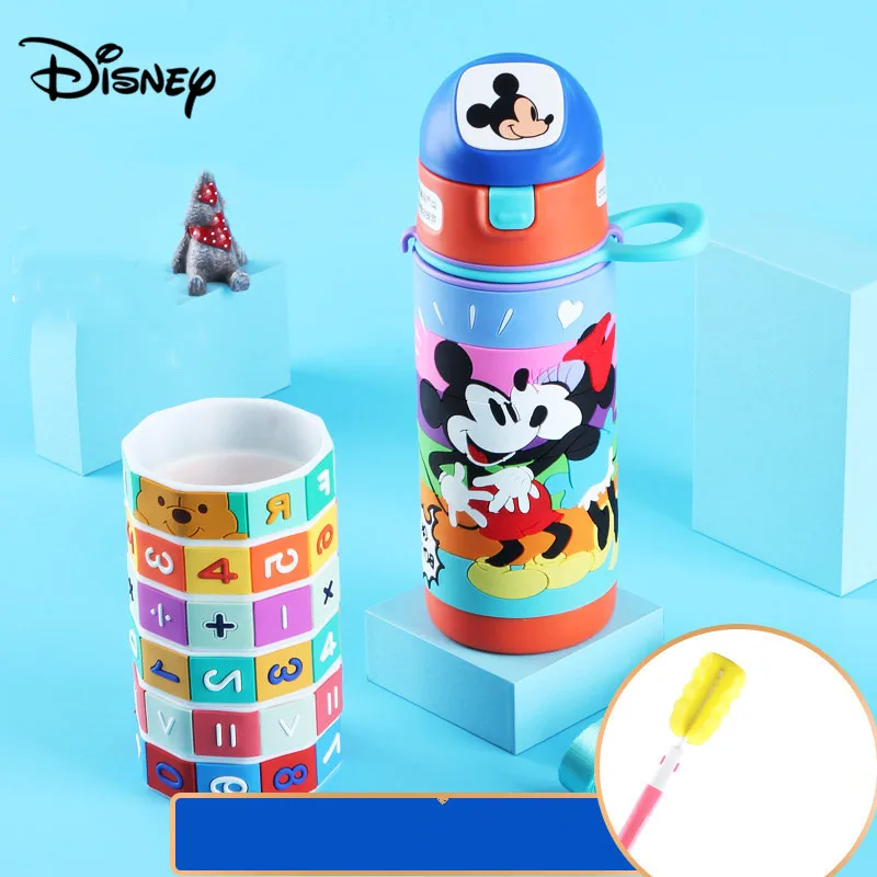 Дисней детская соломенная чашка-головоломка вакуумная из нержавеющей стали