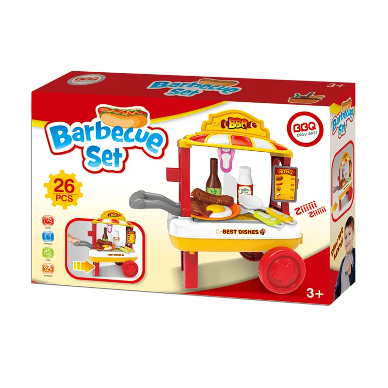 

Ice Cream Candy Trolley House Play Toys Car Candy Cart House Brain Game Kids Play House Toys Children's Gift Toys Set For Girl