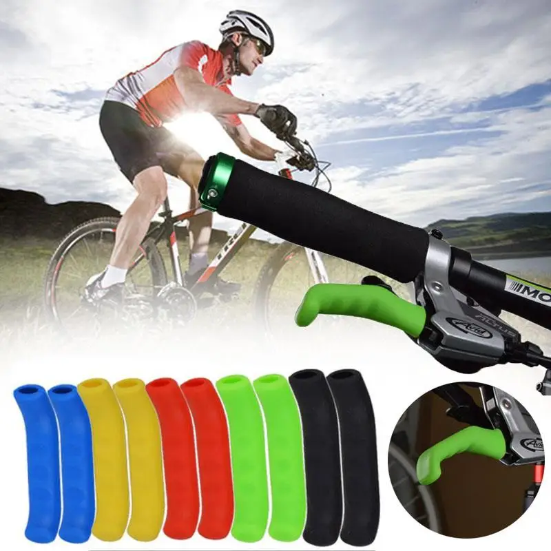 

1 Pair Bicycle Road Bike MTB Brake Lever Grip Protectors Non-Slip Rubber Covers