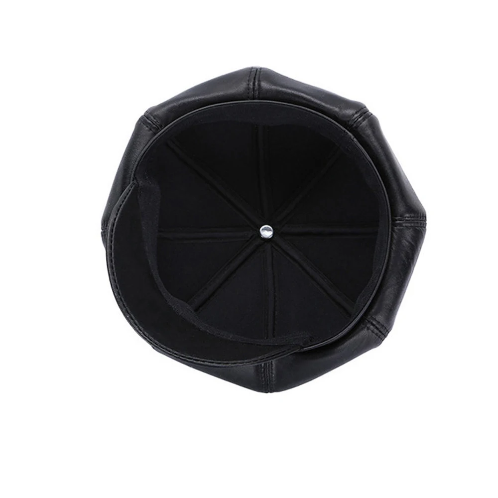 Новинка осенне-зимние женские береты из 100% натуральной овечьей кожи