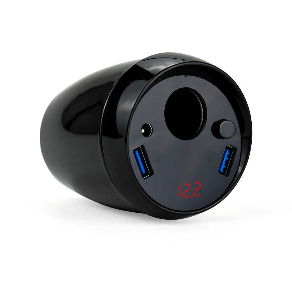 Автомобильное зарядное устройство Aoshike QC3.0 4 8a с 2 USB портами жк дисплеем|Адаптер