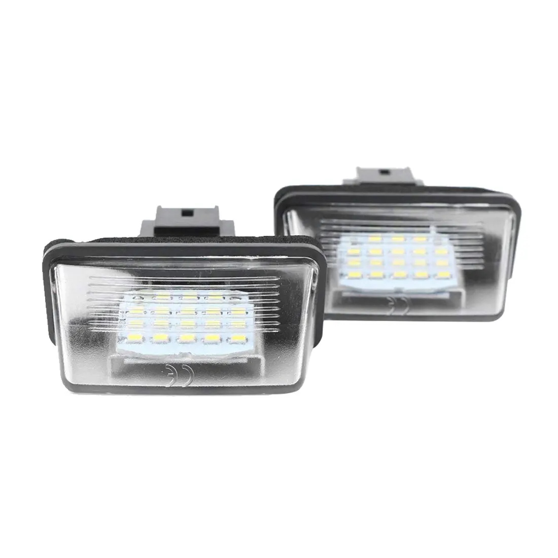 Для peugeot Citroen 206 207 306 307 406 407 Z3U2 C3 C5 2 шт. для номерного знака автомобиля с супер яркий 18 шт. SMD светодиоды