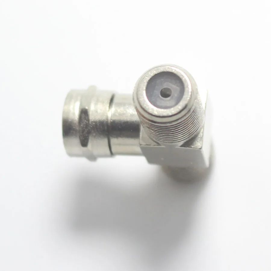 2 шт. в 1 F головка ТВ Штекер гнездо разъем для замкнутого контура прямоугольный