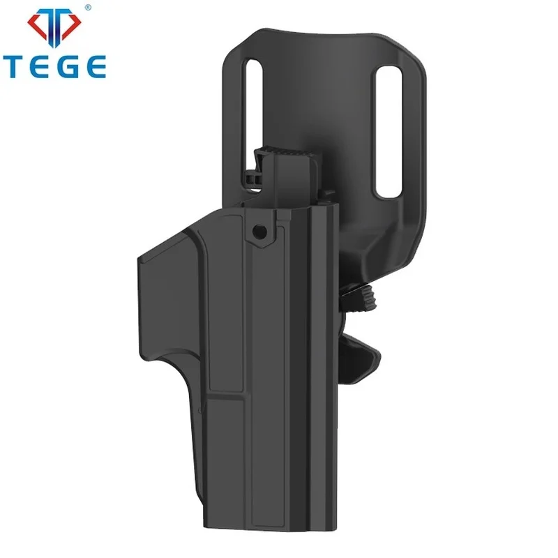 

TEGE Right Handed Thumb Adjust Handgun Military Tactical Police Pistol Holster Glock 17/22/31 Gen 1-5