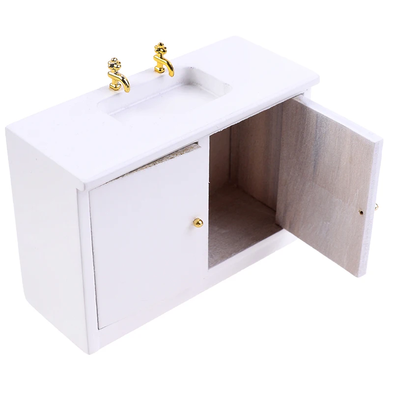 

Миниатюрная раковина для кукольного домика, ванная, кухонная мебель, аксессуары, Новое поступление, 1/12