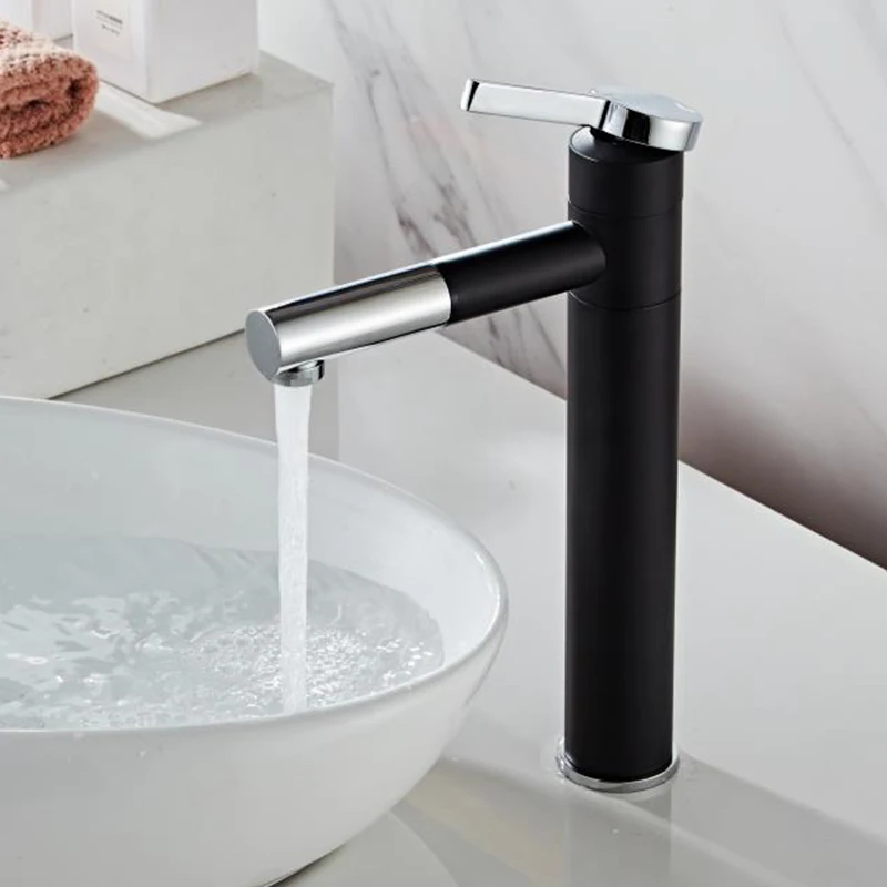 Смеситель для раковины Azeta AT7406HB латунный кран ванной комнаты вращение на 360