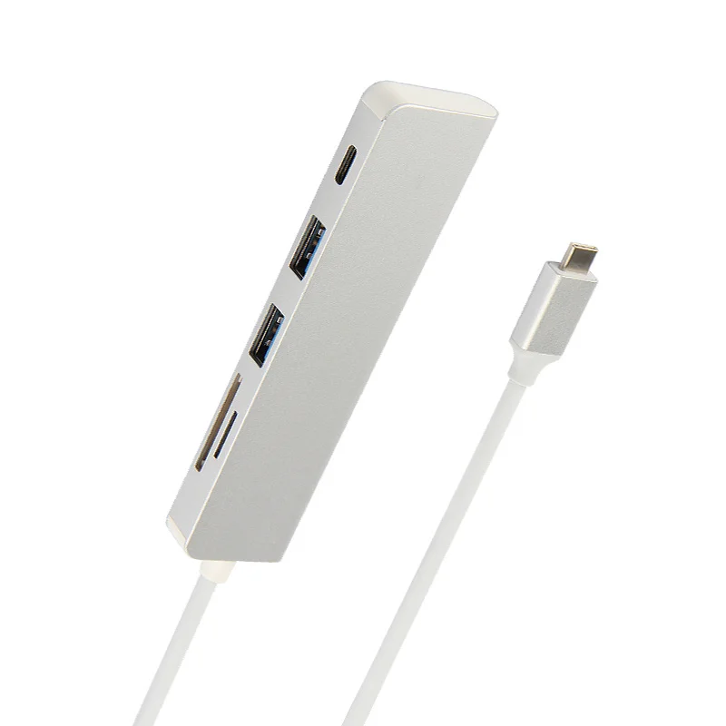 Ajiuyu USB C концентратор Thunderbolt 3 type C адаптер док-станция 3 USB 3,0 порт 4K HDMI мульти порты для Macbook Pro Air iMAC НОУТБУК сплиттер