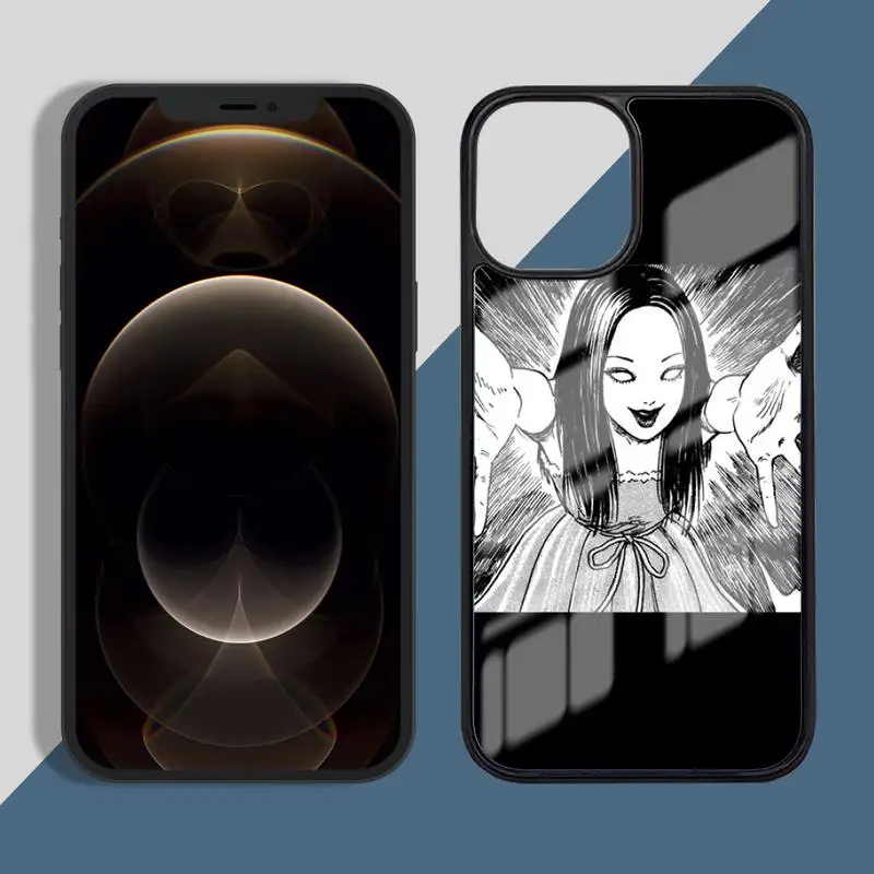 

Japanese horror comic Phone Case PC for iPhone 11 12 pro XS MAX 8 7 6 6S Plus X 5S SE 2020 XR