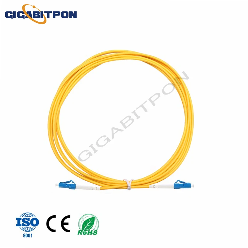 LC-LC Fiber Optic Patch Cord Cable LC/UPC-LC/UPC SM SX 2.0mm G652D Patch Cord Single Mode Simplex 2.0mm Fibra Optica FTTH 10pcs/