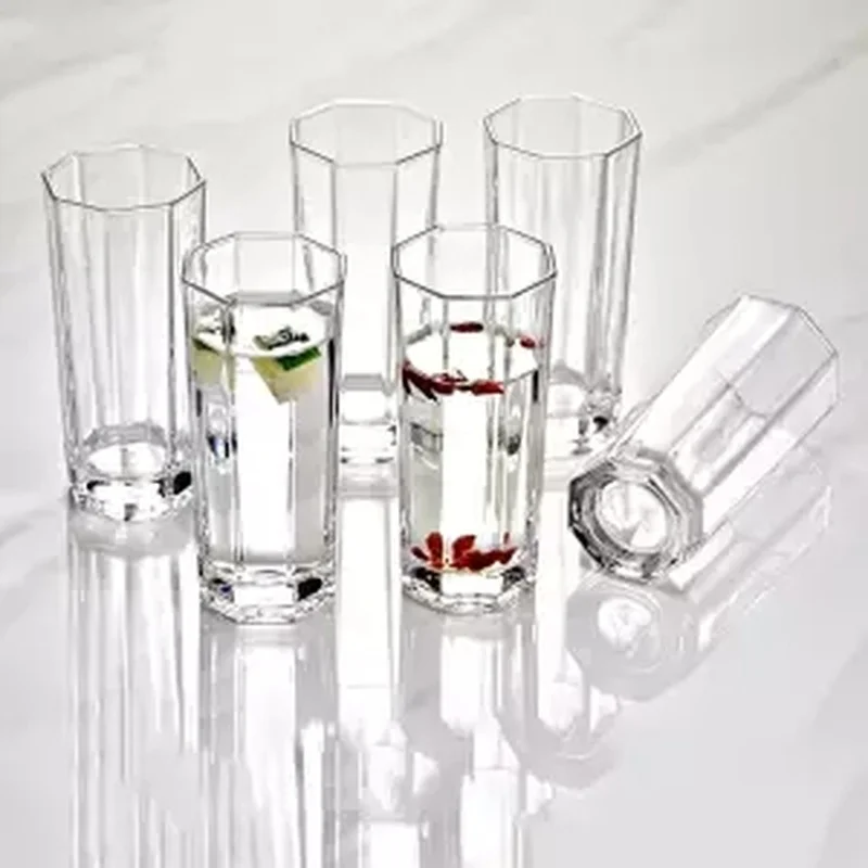 Набор стеклянных чашек для дома чашка чая бокал вина молока термостойкая стакан