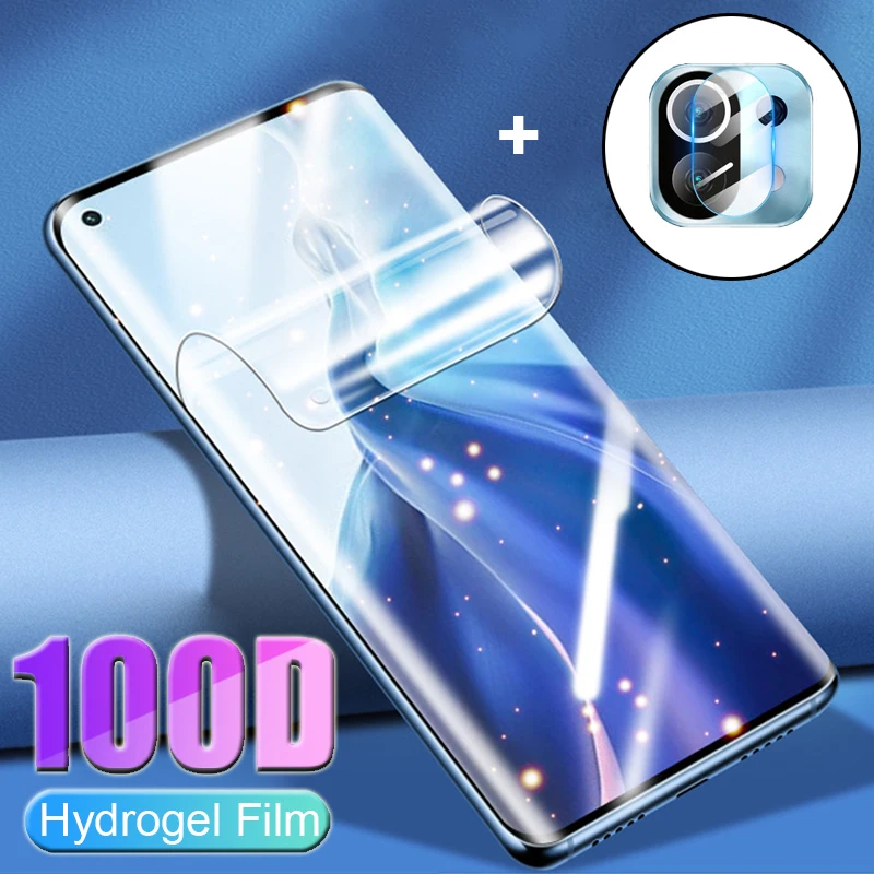 гидрогелевая пленка Mi 11 Lite 9T 10T Pro мягкое защитное стекло на ми11 Ультра 11про
