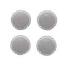 2 пары 4 дюймовый морской колонки Водонепроницаемый двойной полный диапазон на открытом воздухе Колонки Белый для ATV UTV спа гольф-кары в байкерском стиле