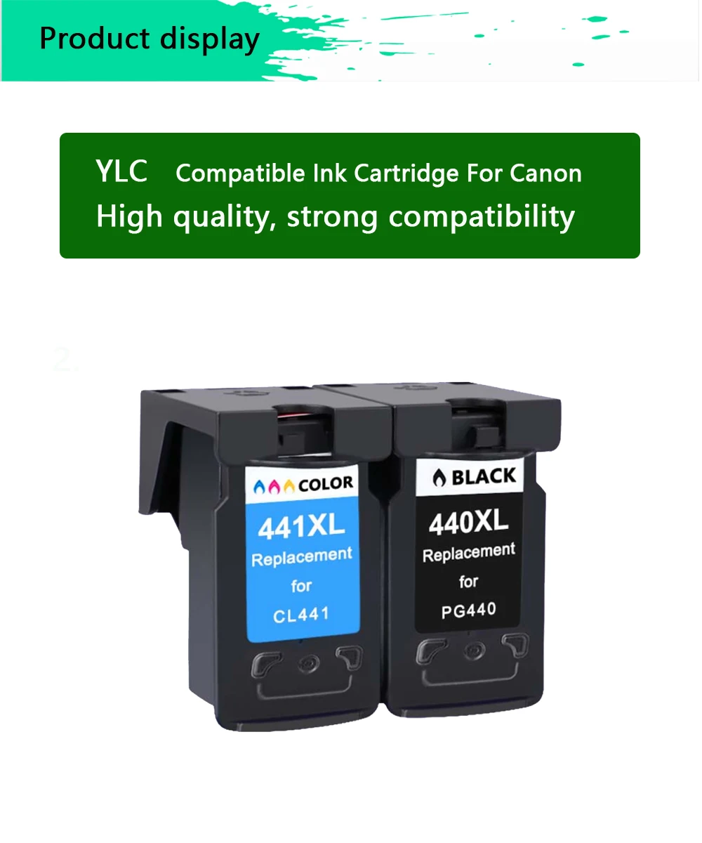 Замена картриджа PG440 CL441 для Canon PG 440 CL 441 440XL чернильный картридж для принтера Pixma MG4280 MG4240 MX438 MX518 MX378