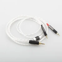 high quality audiocrast hc024 2 5mm trrs balanced 8 cores silver plated headphone cable for ath r70x