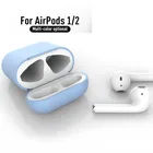 Мягкие силиконовые чехлы для Apple Airpods 12, универсальный чехол для беспроводных Bluetooth наушников Apple Air Pods, сумка-чехол для зарядки