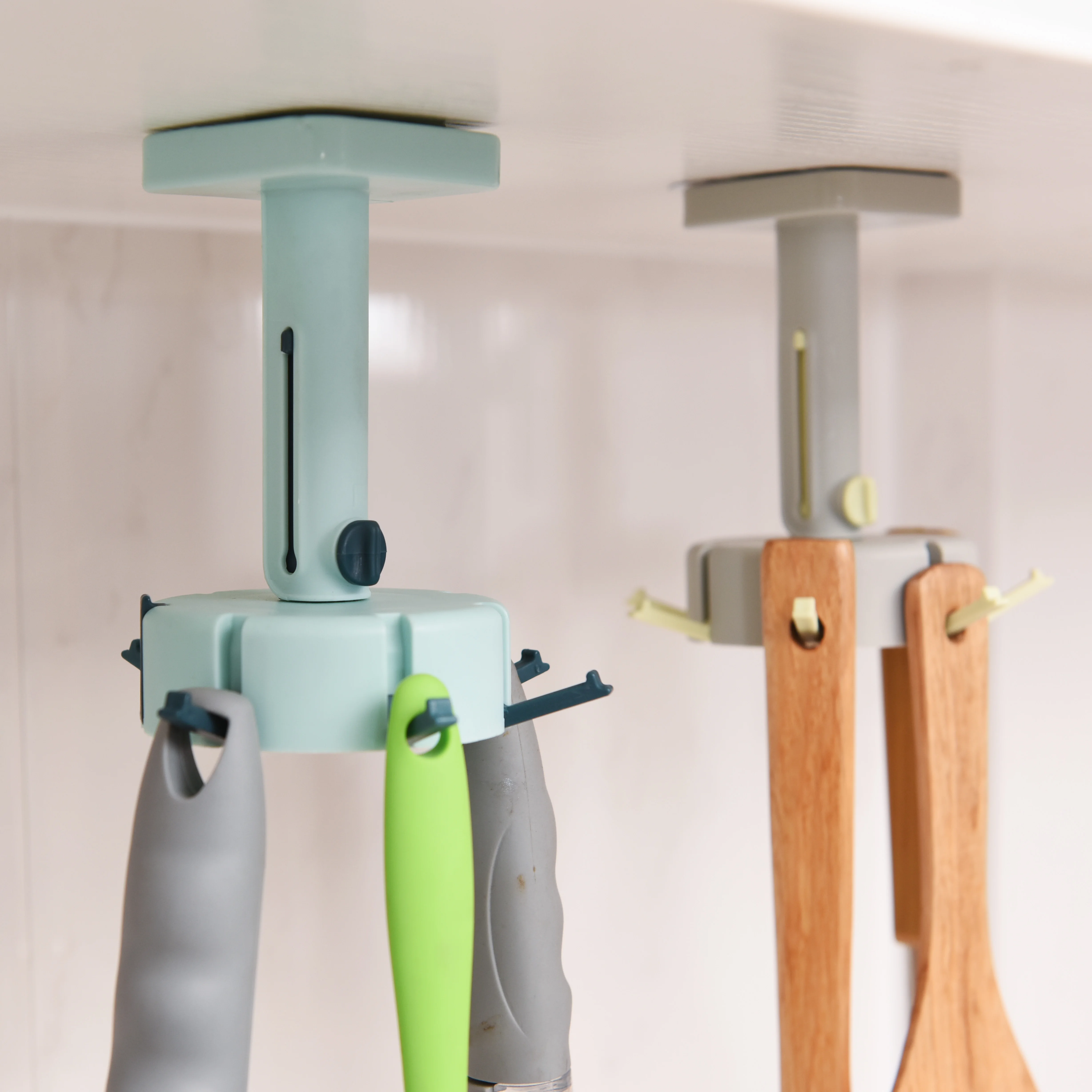 

TOMTOSH новые вращающиеся на 360 ° кухонные аксессуары могут вращаться без отметки 7, равномерный крючок, домашние неперфорированные настенные п...