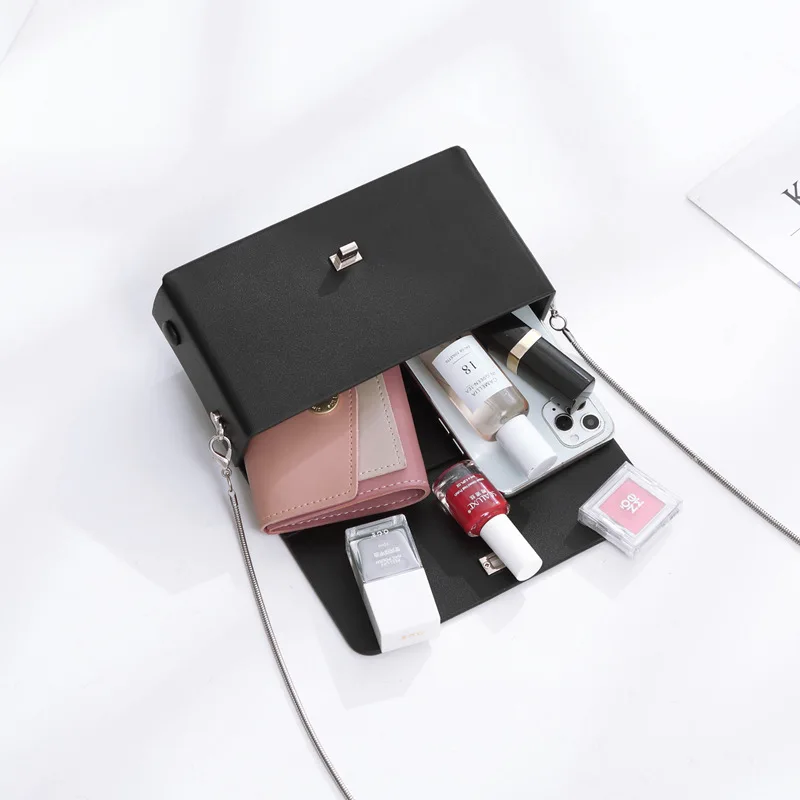 

2021 New Arrivals Women's Cross Body Bag Retro Soft PU Leather Solid Design Versatile Women Bucket Bag