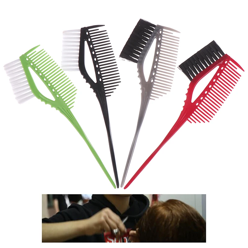 Профессиональная краска для волос 1 шт. цветная щетки и гребни с кистью