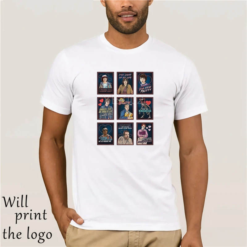 

Stranger cose 2 t abbigliamento camicia maschile t-shirt da uomo 2020 Nuova estate t-shirt