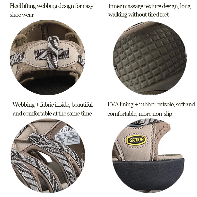 GRITION/женские босоножки Модная обувь высокого качества Повседневные женские