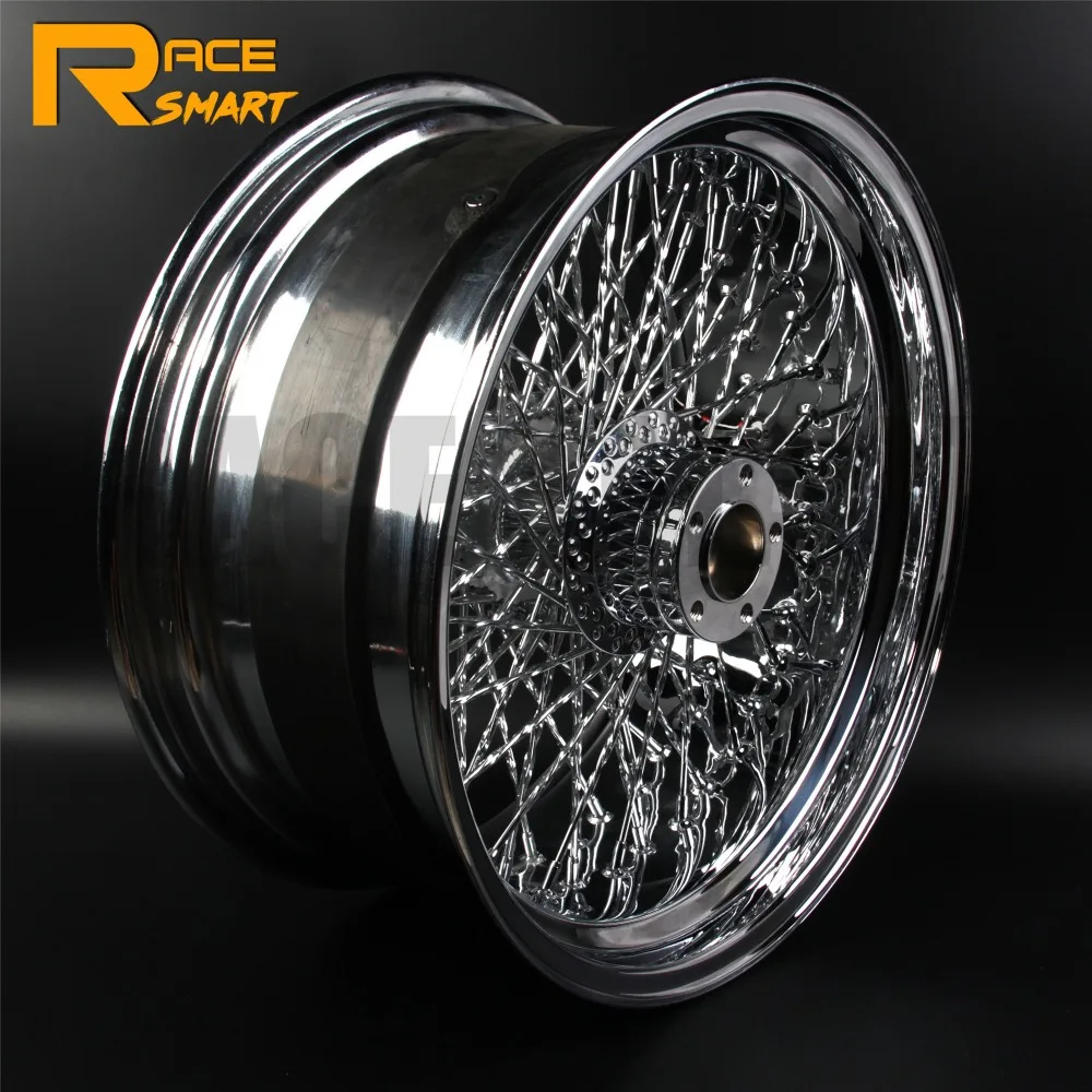 Мотоцикл 1" x8.5" Хром задние колеса диски для Harley Davidson FLSTC FAT BOY мотоциклы аксессуары модификация колеса диски