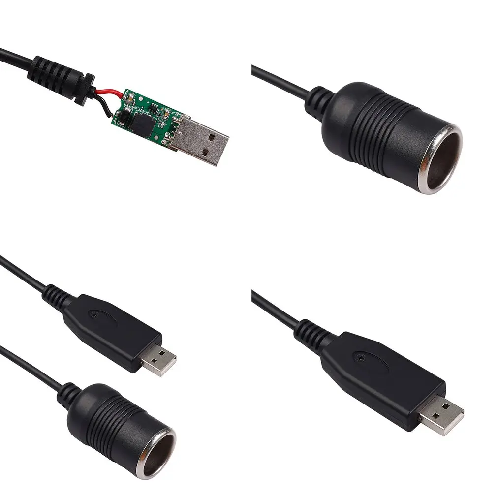 Переходник-адаптер с проводным контроллером Usb-порта на 12 В адаптер питания