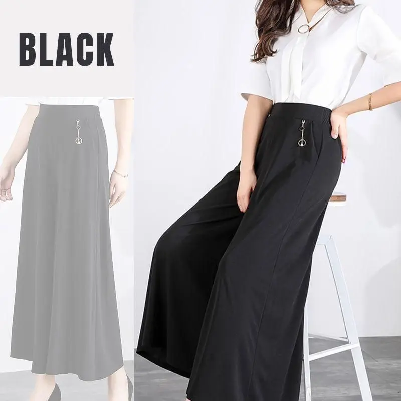 

Women High Waist Wide Leg Pants Charming Slim Waist 3D Cutting Design for Party Travel Business OOTD High Waist Wide Leg Pants