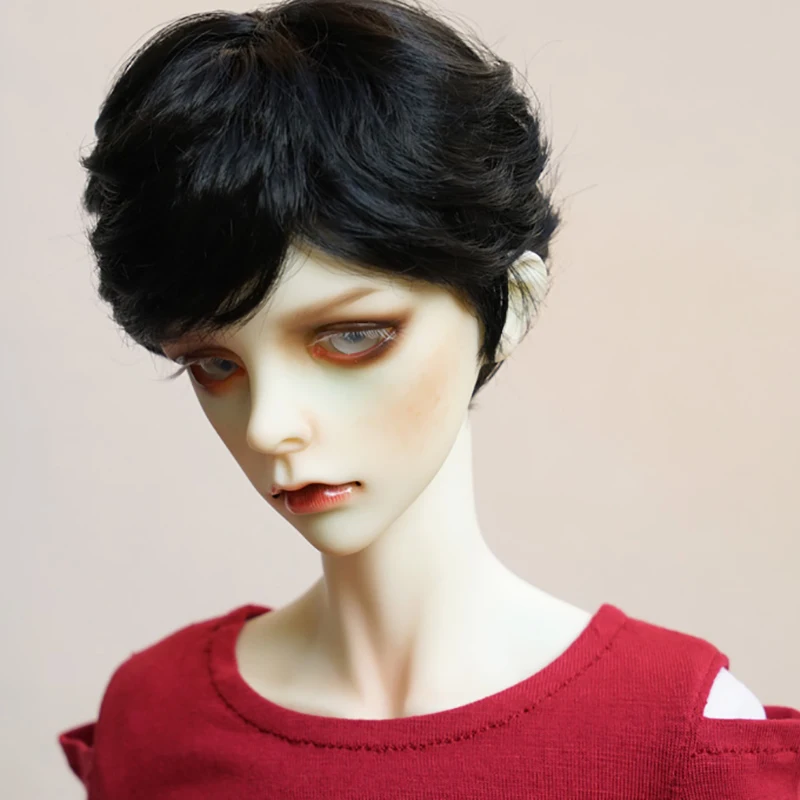 Волосы Allaosify Bjd для шарнирной куклы 1/3 1/4 1/6 1/8 1/12 высокотемпературные короткие