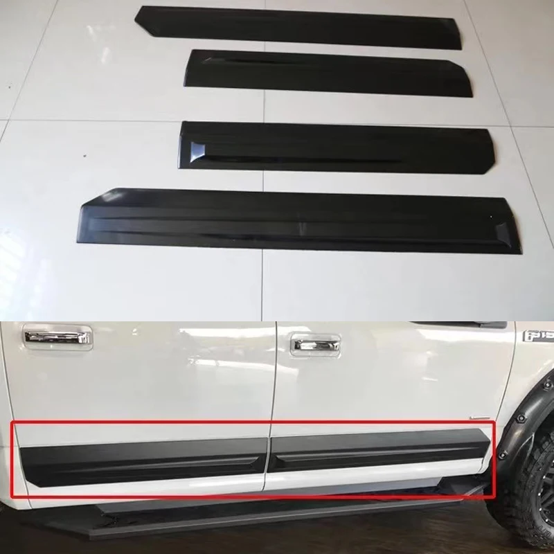 

Панель боковой двери автомобиля, защита от царапин, верхний слой, для Ford F150 F-150 Raptor 2015-2020, внешний корпус, комплекты обтекателей, аксессуары