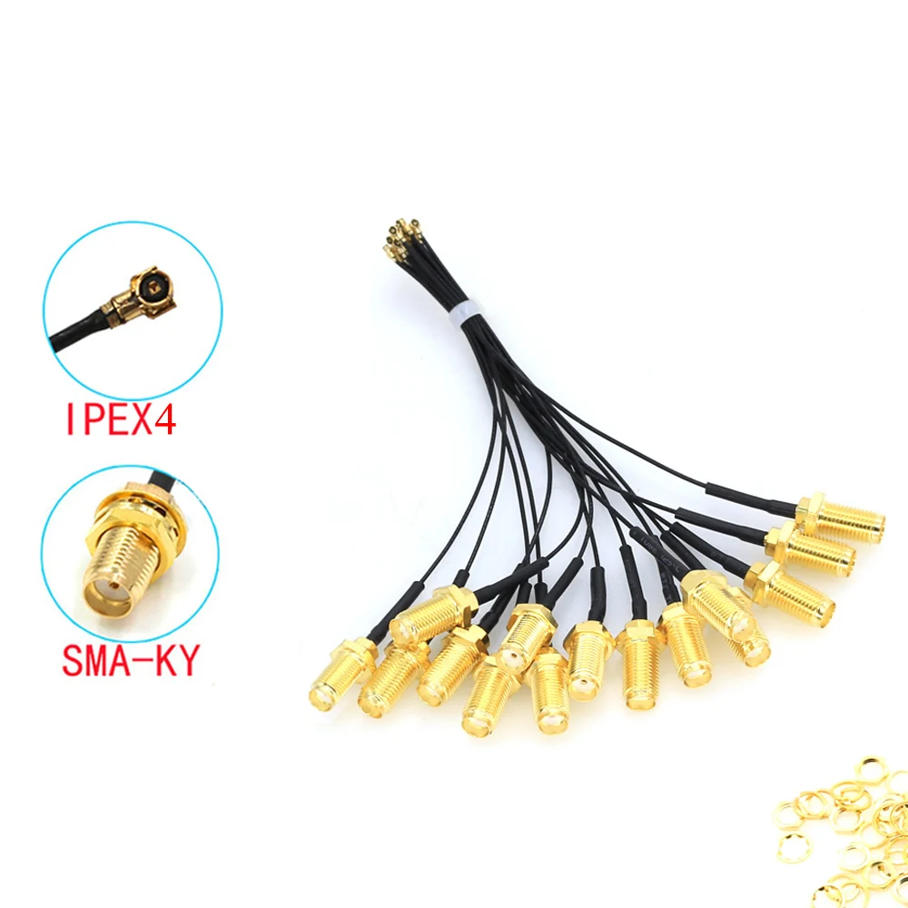 5 шт. телефонная антенна IPEX MHF4 для NGFF M.2 9260 9560 8265 NGW с антеннами беспроводной Wi-Fi