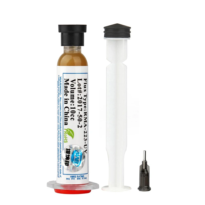 10cc Lead-Free Solder Paste Flux No-Clean Syringe Soldering Grease for PCB BGA PGA SMD Welding Repair Tool | Инструменты