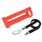 Силиконовый чехол-накладка с карабин с ремешком для Портативной Беспроводной bluetooth-колонки JBL Charge 4