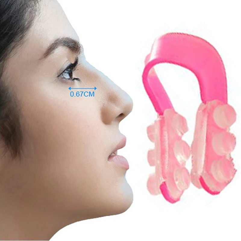 

Soft Silicone Shape The Nose Shape Straighten The Bridge Of The Nose Equipment Nose Care Beauty Nose Clip Relax Massager