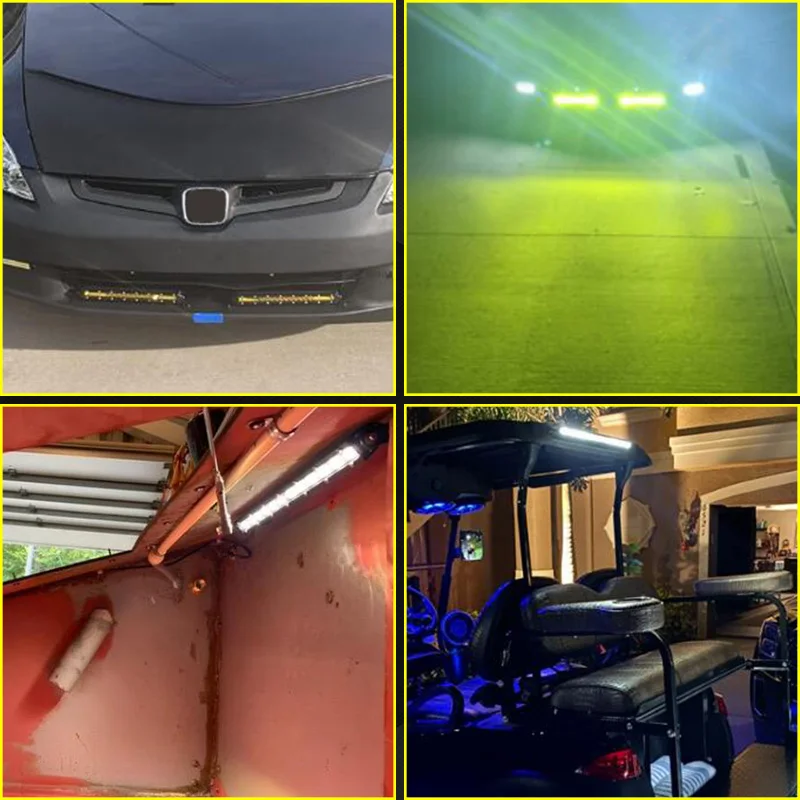 Однорядные тонкий светодиодный светильник бар для автомобиля 12V 24V рабочий Ledbar