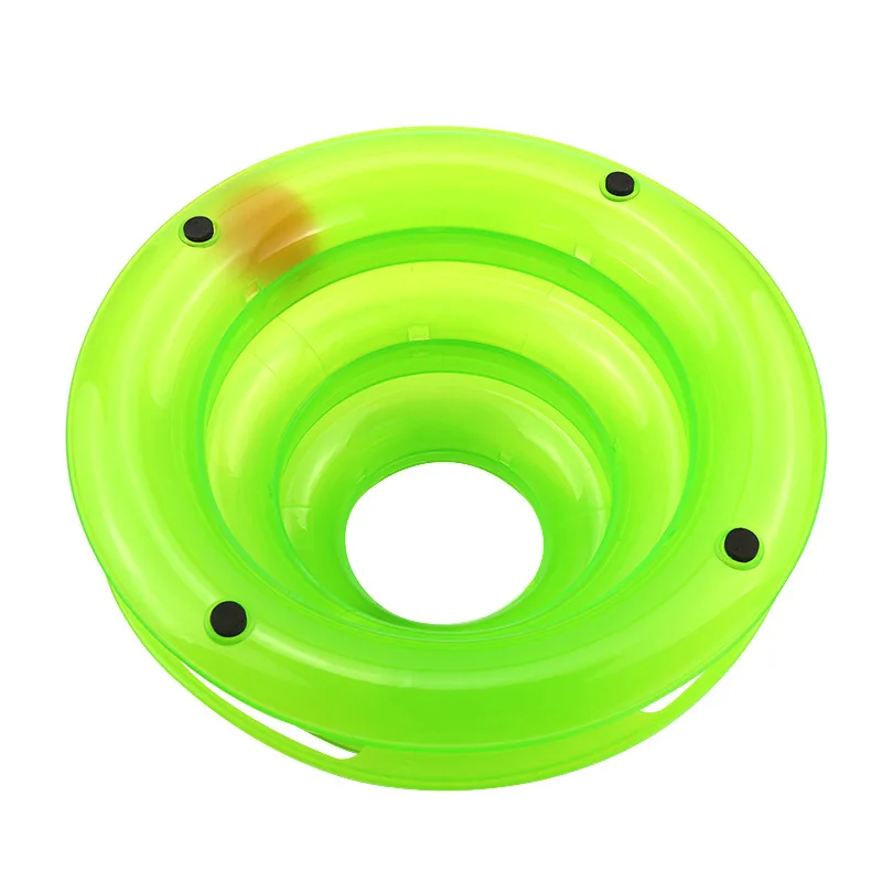 Трехуровневая игрушка для питомцев кота башня трек диск развлечения тройная