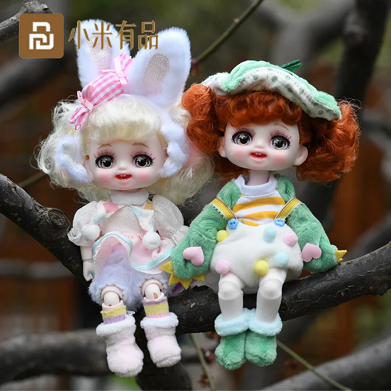 Новый Youpin De Bisheng 8 точечный кукла bjd16cm милые совместное жира тела может быть