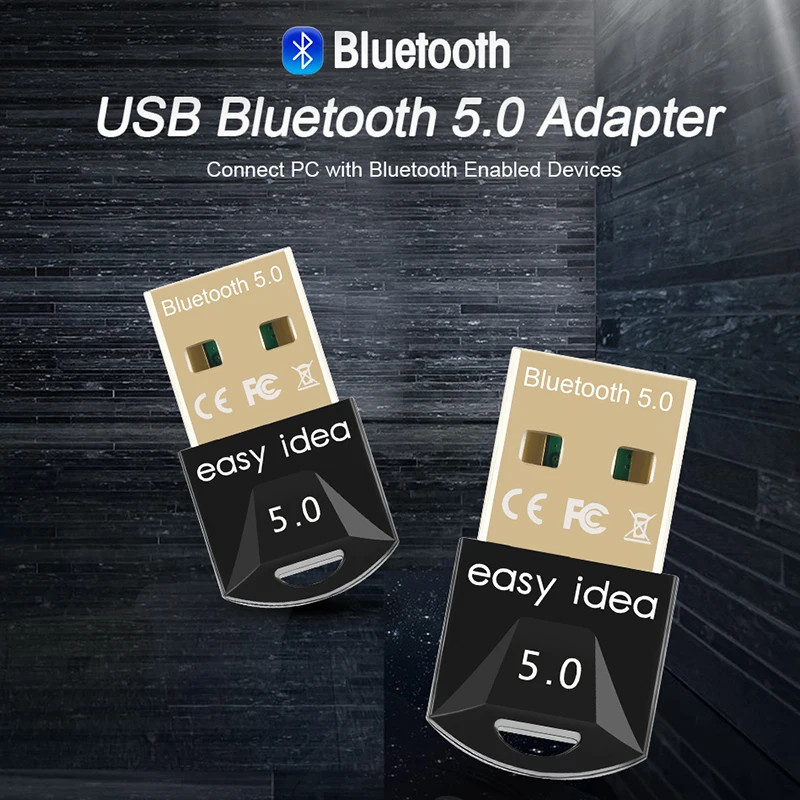 USB Bluetooth адаптер 5 0 bluetooth мини приемник аудио синий зуб передатчик для ПК