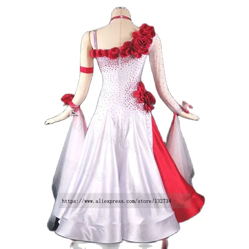 Платье для бальных танцев стандартные платья костюм современных светящиеся