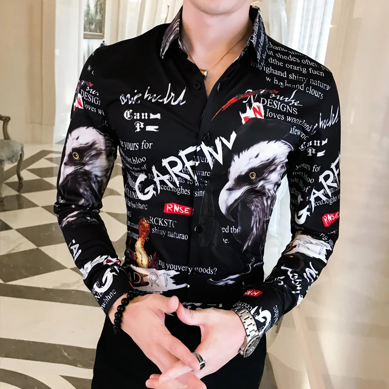 Мужская Повседневная рубашка с длинным рукавом белая формальная деловая