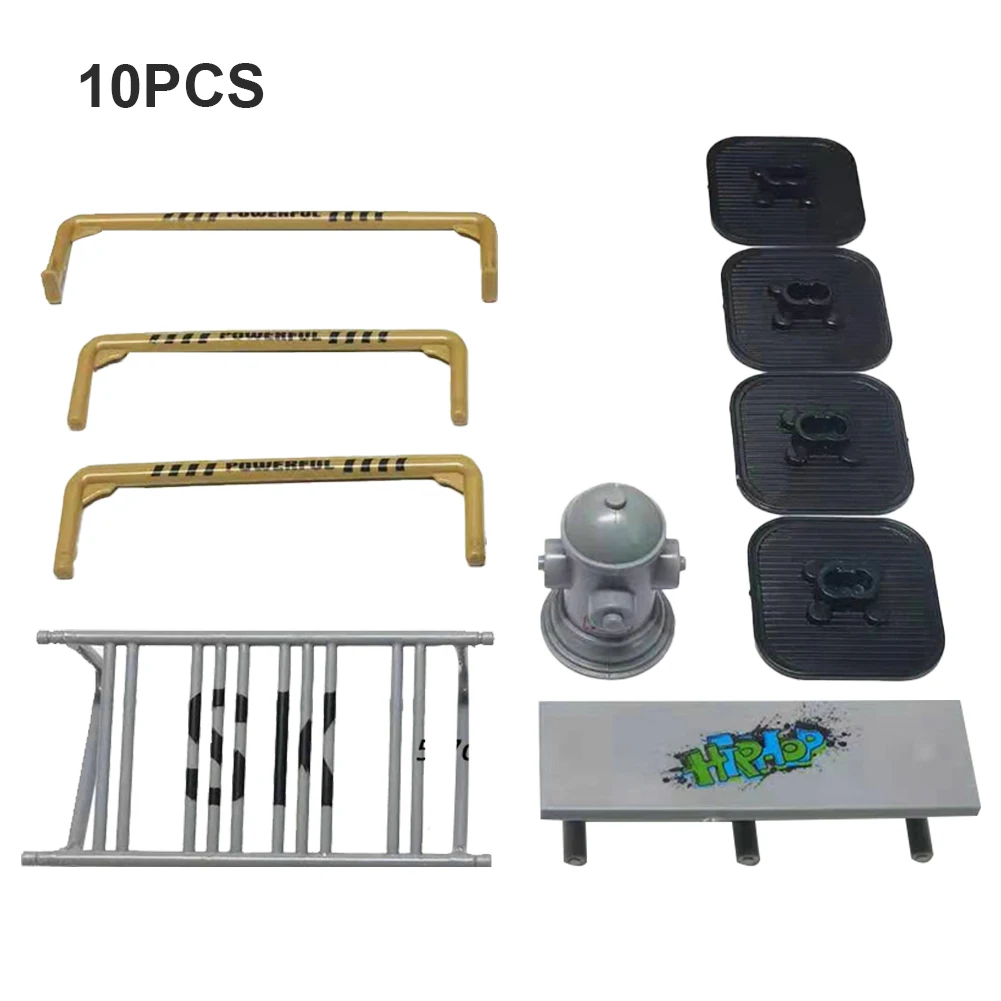 

DIY Children Movement Gift Lightweight Mini Finger Toys Set Kids Skateboard Training Props Obstacles Street Barrier Party Favors
