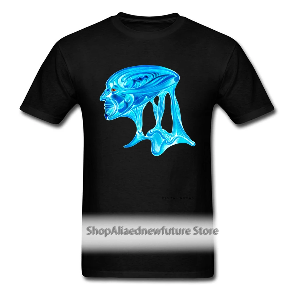 

100% Cotton T Shirt Adult T-shirt Blue Engine TShirt Men Personalized Tops Shirt Plain Black Clothes Geek Chic Tees Strange