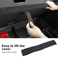 for tesla model y rear trunk rope drawstring open tail box cover handle pull straps car accessories modely practical gadgets new