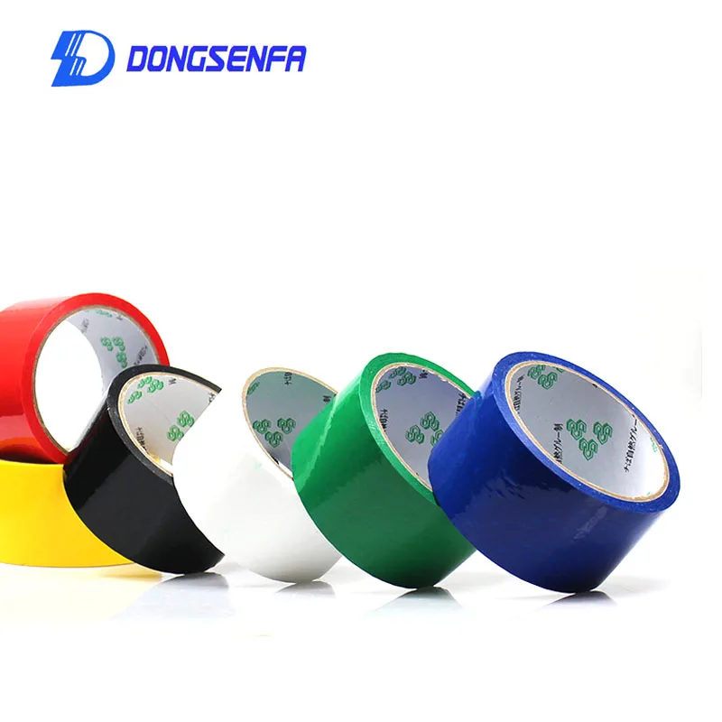 DONGSENFA 1 рулон 40 м цветная лента для упаковки клейкая Упаковочная этикетка