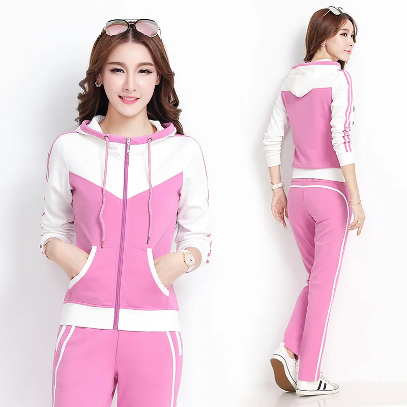 Женский комплект из 2 предметов топа и брюк дышащая спортивная одежда в полоску