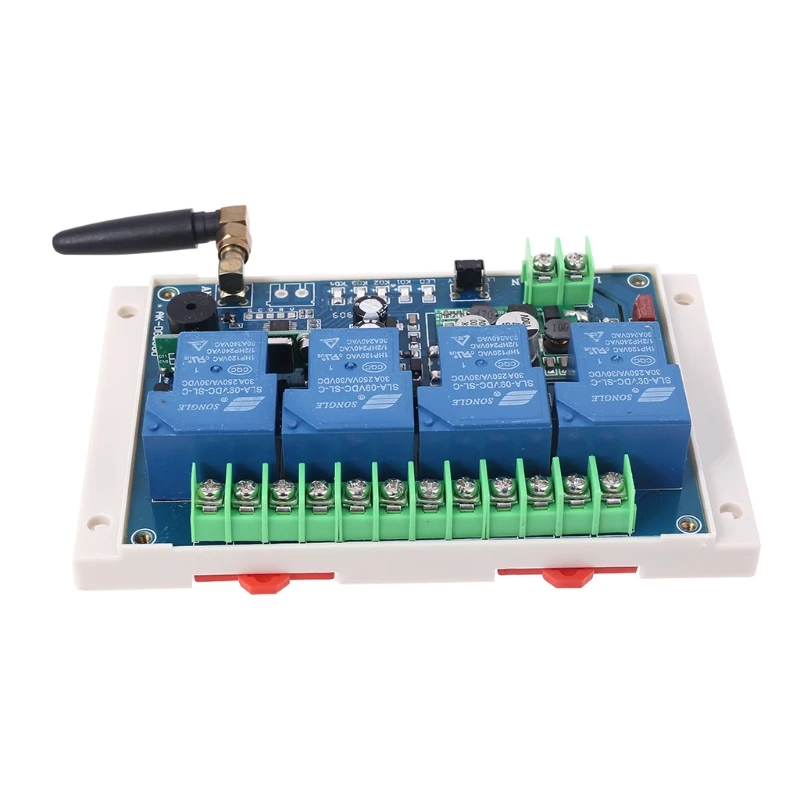 

DC12V 24V 36V 48V 30A RF Wireless Remote Control Relay Switch Security System Receiver Transmitter for Garage Door J60A