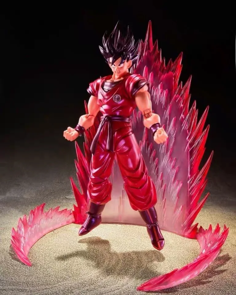 BANDAI SHF Аниме Драконий жемчуг Z шарнирная подвижная Kaiouken Сон Гоку красный взрыв