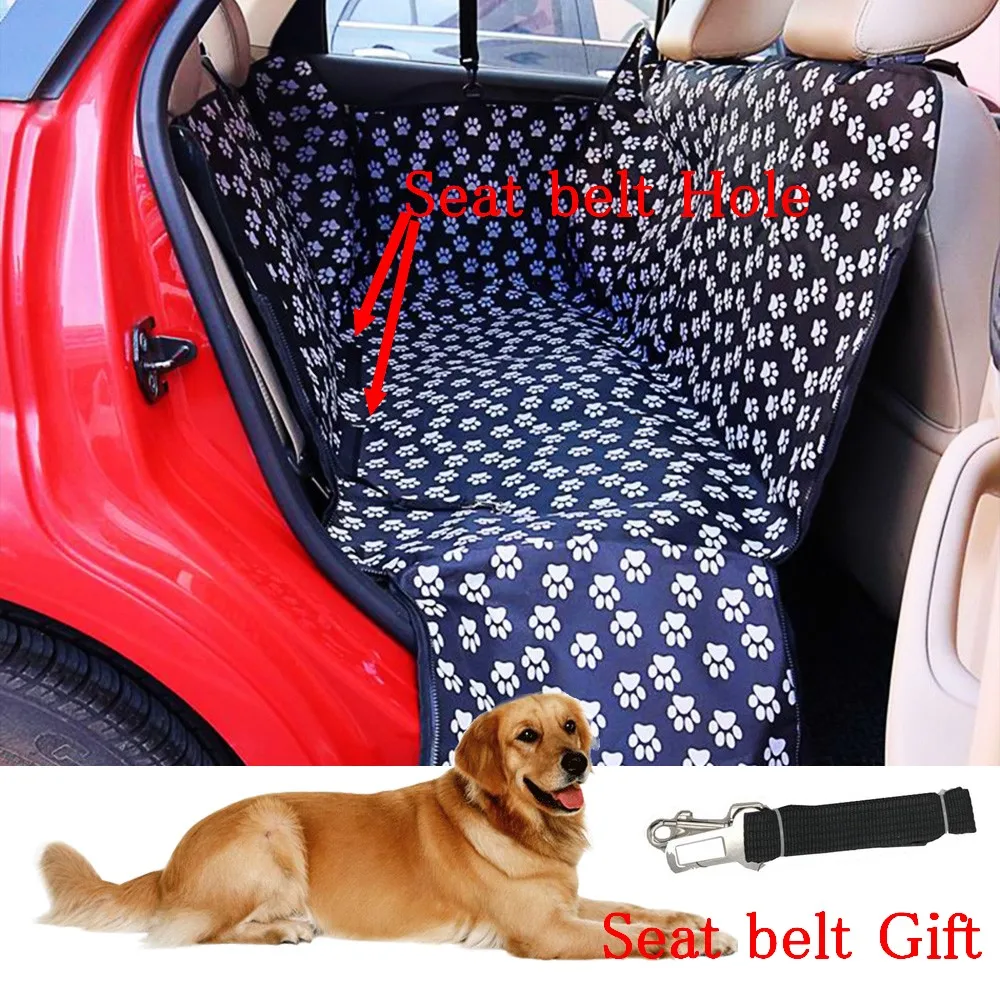 Защита для домашних животных ткань Оксфорд с узором лап переноска собак