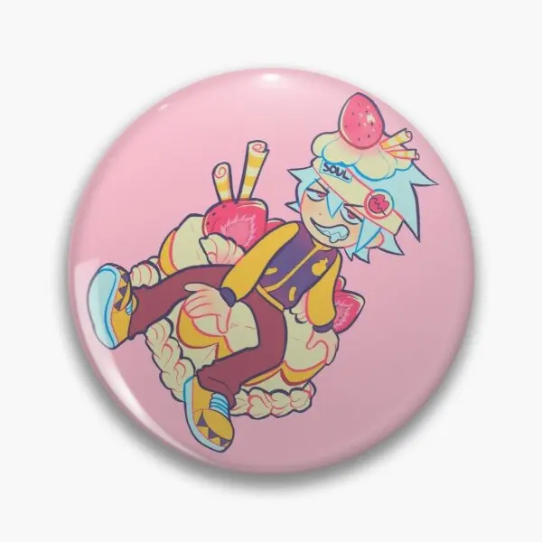 

Soul lemon cake Soft Enamel Pin Lover Women Brooch Decor Gift Clothes Badge Hat Funny Lapel Pin Cute Metal Collar Cartoon