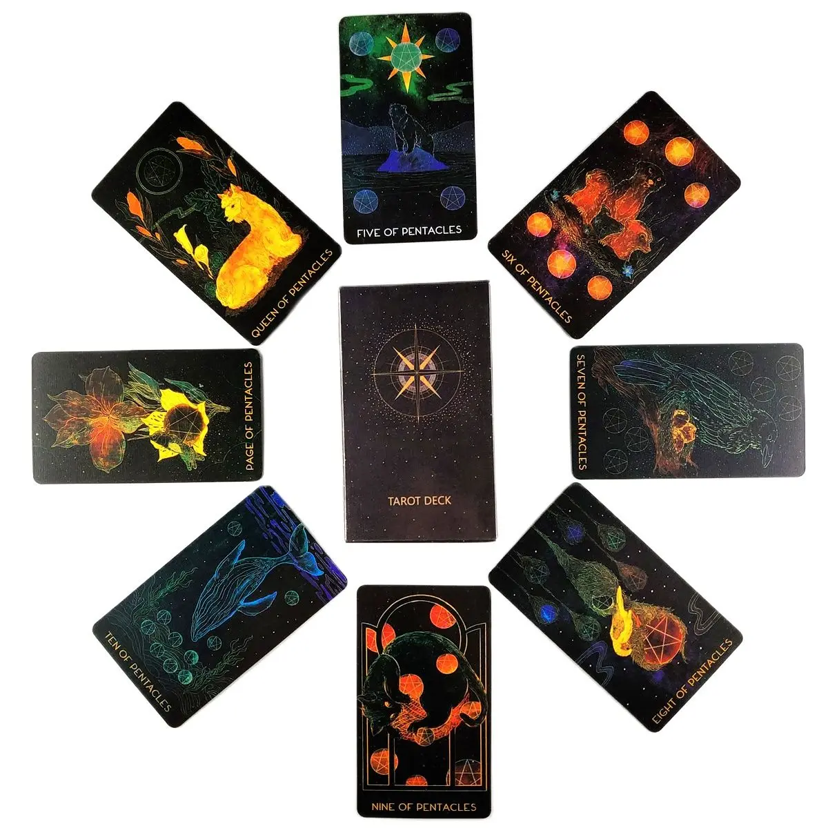 

2021 новейшие карты Таро колода Полный английский для руководства гадания судьба Таро колода настольные игры с PDF руководством для досувечер...