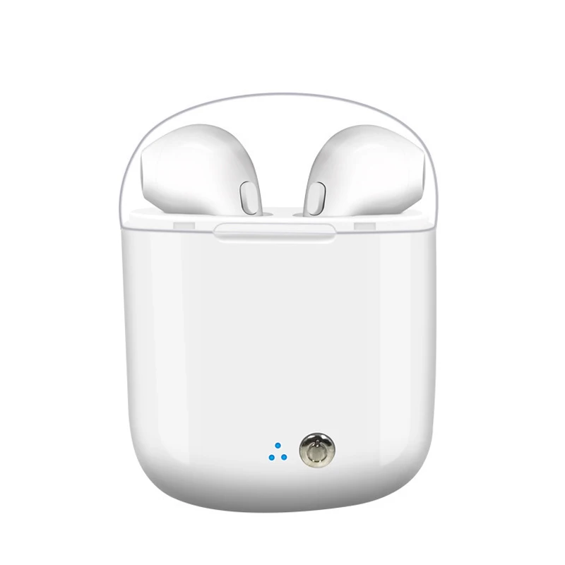WPAIER I7S TWS PLUS Bluetooth наушники портативные беспроводные мини наушники мини bluetooth гарнитуры универсальный тип с зарядным устройством - Цвет: WHITE